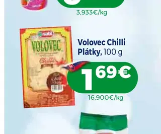 Volovec Chilli Plátky 100 g