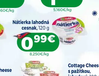 Nátierka lahodná cesnak 120 g