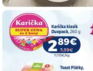 Karička klasik Duopack 260 g