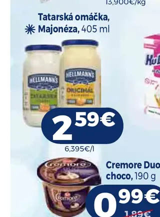 Hellmann's Tatarská omáčka, Majonéza 405 ml
