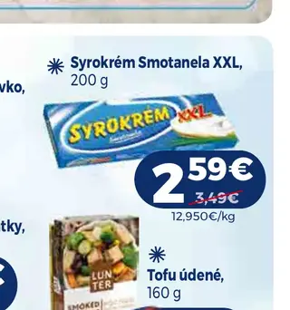 Syrokrém Smotanela XXL 200 g