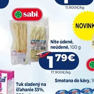 Nite údené, neúdené 100 g