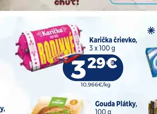 Karička črievko 3 x 100 g