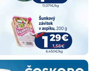 Šunkový závitok v aspiku 200 g