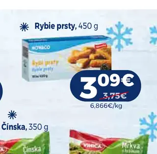 Rybie prsty 450 g