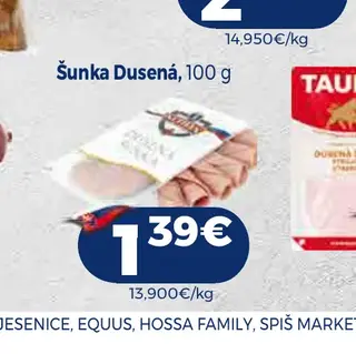 Šunka Dusená 100 g
