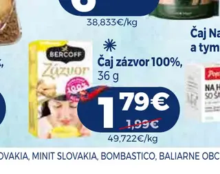 Čaj zázvor 100% 36 g