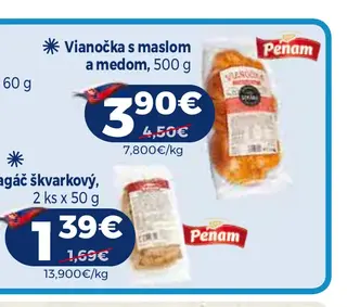Vianočka s maslom a medom 500 g