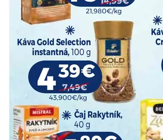 Káva Gold Selection instantná 100 g