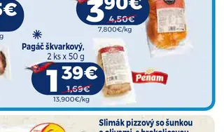 Pagáč škvarkový 2 ks x 50 g