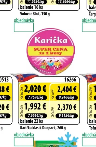 Karička klasik Duopack, 260 g
