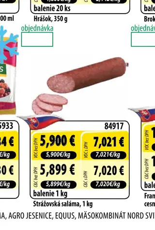 Strážovská saláma, 1 kg