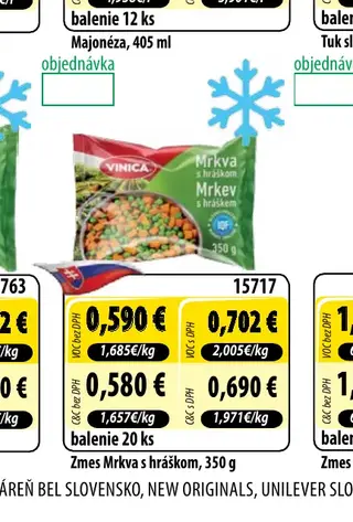 Zmes Mrkva s hráškom, 350 g