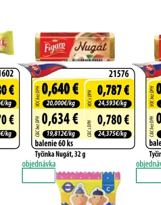 Tyčinka Nugát, 32 g