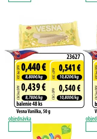 Vesna Vanilka, 50 g