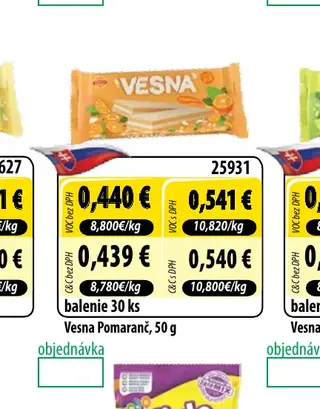 Vesna Pomaranč, 50 g