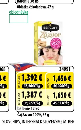 Čaj Zázvor 100%, 36 g