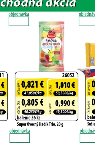 Super Ovocný Hadík Trio, 20 g