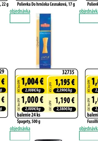 Špagety, 500 g