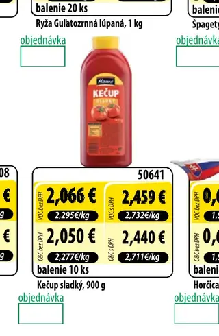 Kečup sladký, 900 g