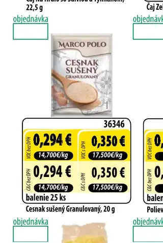 Cesnak sušený Granulovaný, 20 g