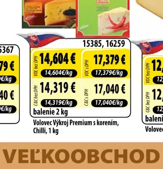 Volovec Výkroj Premium s korením, Chilli, balenie 2 kg