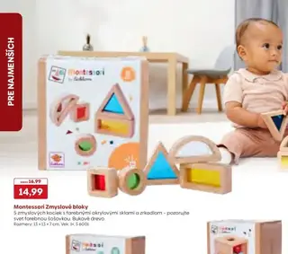Montessori Zmyslové bloky