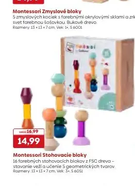 Montessori Stohovacie bloky