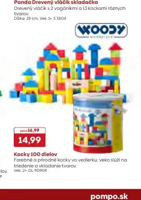 Kocky 100 dielov
