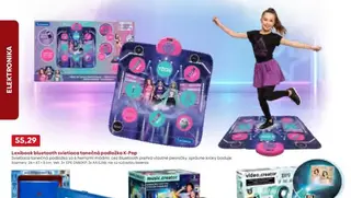 Lexibook bluetooth svietiaca tanečná podložka K-Pop