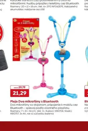 Plejo Dva mikrofóny s Bluetooth