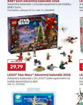 LEGO Star Wars Adventný kalendár 2026