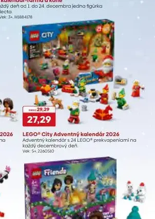 LEGO City Adventný kalendár 2026