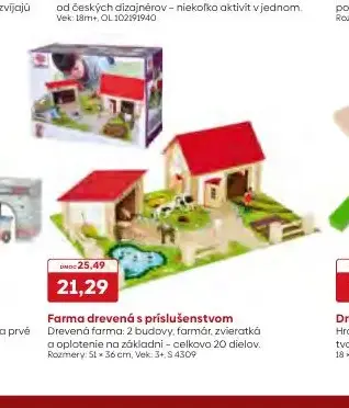 Farma drevená s príslušenstvom
