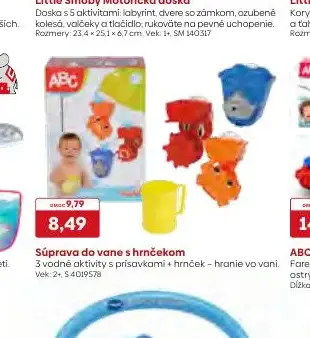 Súprava do vane s hrnčekom