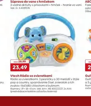 Vtech Rádio so zvieratkami
