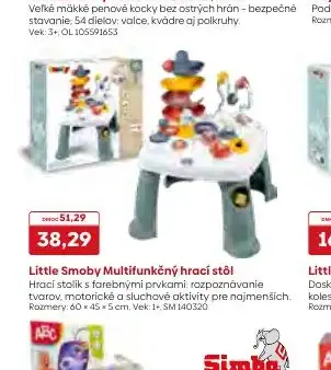 Little Smoby Multifunkčný hrací stôl