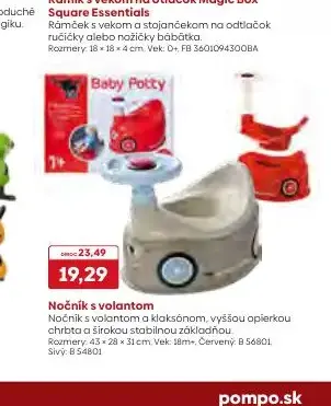 Nočník s volantom