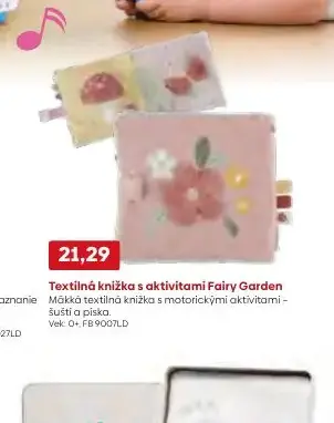 Textilná knižka s aktivitami Fairy Garden