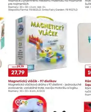 Magnetický vláčik - 97 dielikov