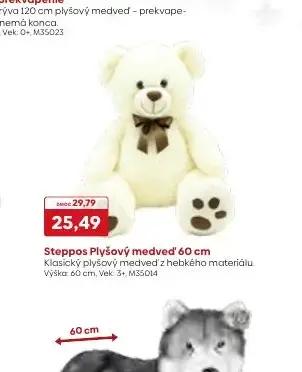 Steppos Plyšový medveď 60 cm