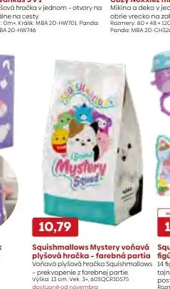 Squishmallows Mystery voňavá plyšová hračka – farebná partia