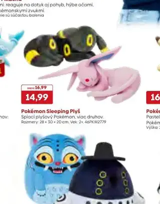 Pokémon Sleeping Plyš