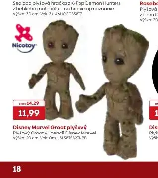 Disney Marvel Groot plyšový