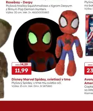 Disney Marvel Spidey, svietiaci v tme