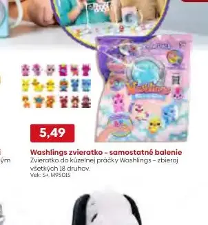 Washlings zvieratko - samostatné balenie