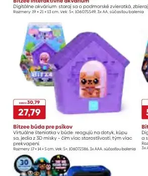 Bitzee búda pre psíkov
