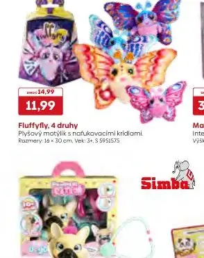 Fluffyfly, 4 druhy
