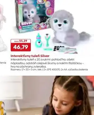 Interaktívny tuleň Silver