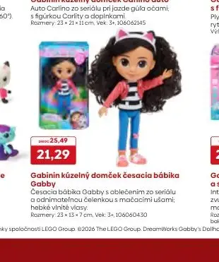 Gabinin kúzelný domček česacia bábika Gabby